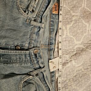 Abacombie And Fitch 1892 Mens Blue Denim Flared Jeans 34" ×32"